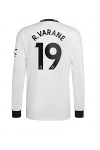 Fotbalové Dres Manchester United Raphael Varane #19 Venkovní Oblečení 2022-23 Dlouhý Rukáv